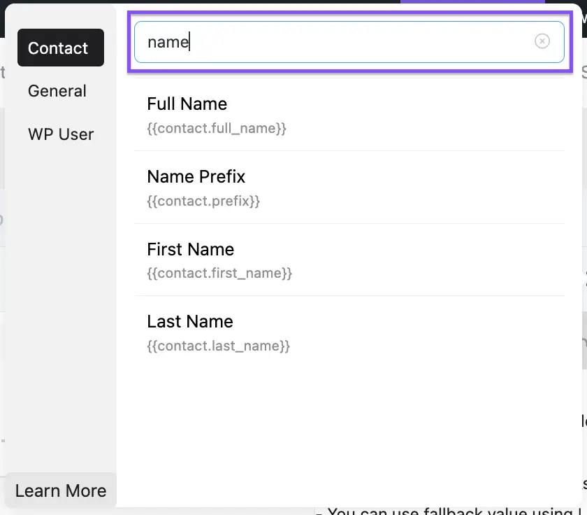 shortcodes are now searchable
